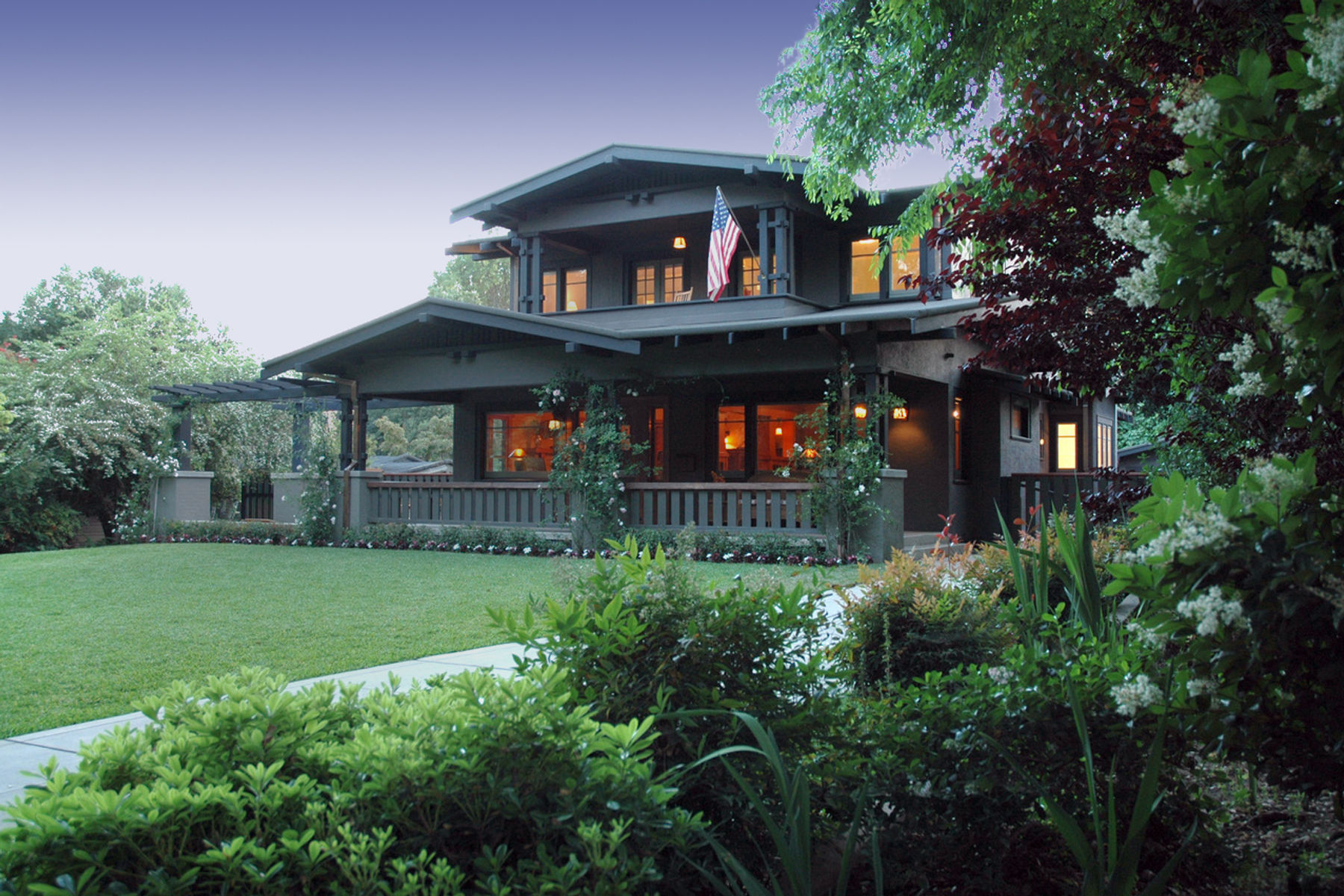 Michigan Heights — the home’s new lease on life, exterior garden view