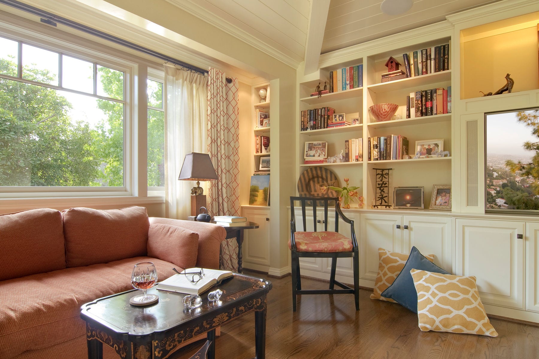 Arroyo Terrace — custom bay cabinetry with period detail